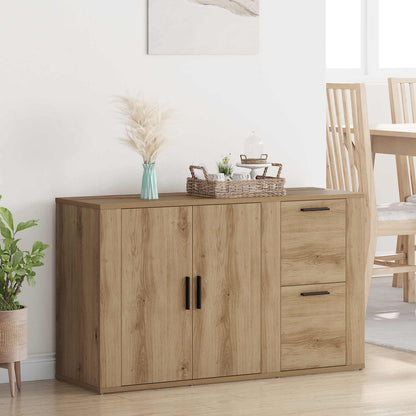 vidaXL Sideboard Artisan Oak 100 x 33 x 59.5 cm Engineered Wood