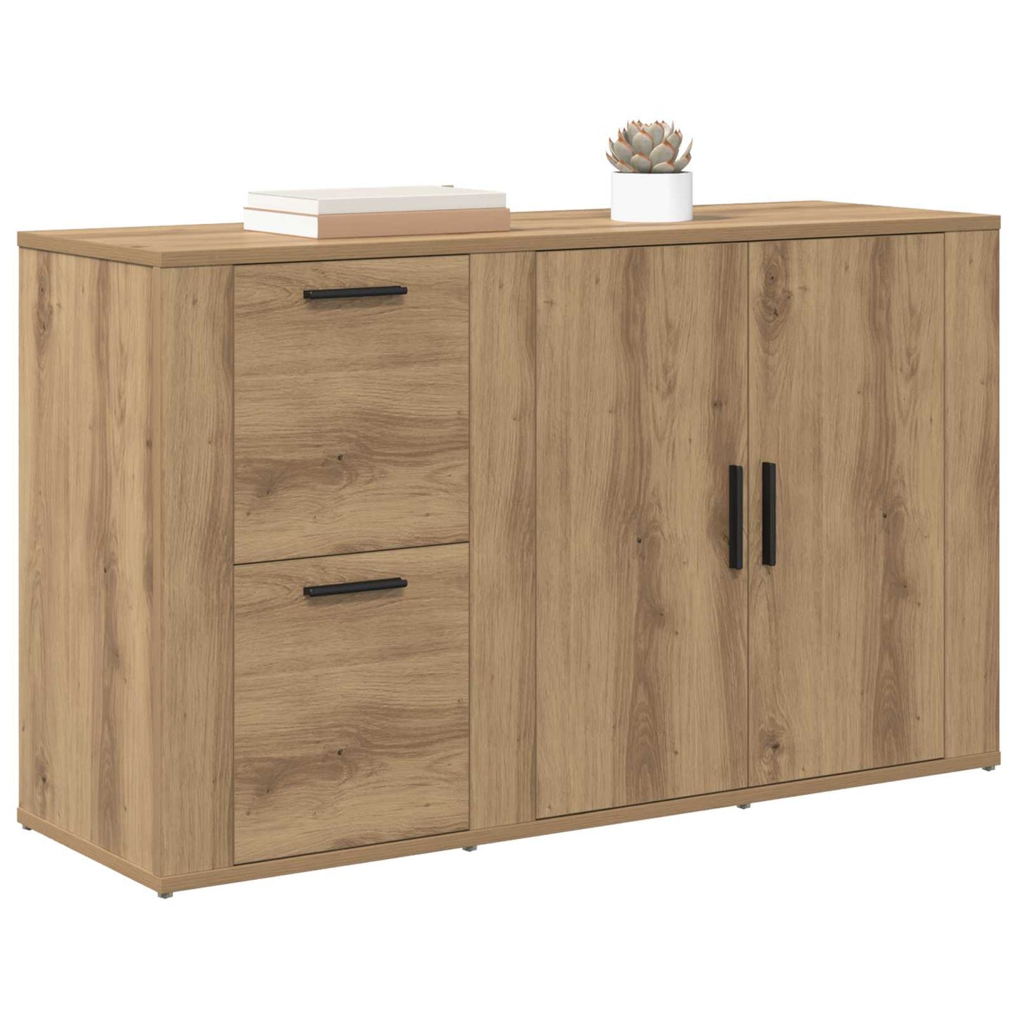 vidaXL Sideboard Artisan Oak 100 x 33 x 59.5 cm Engineered Wood