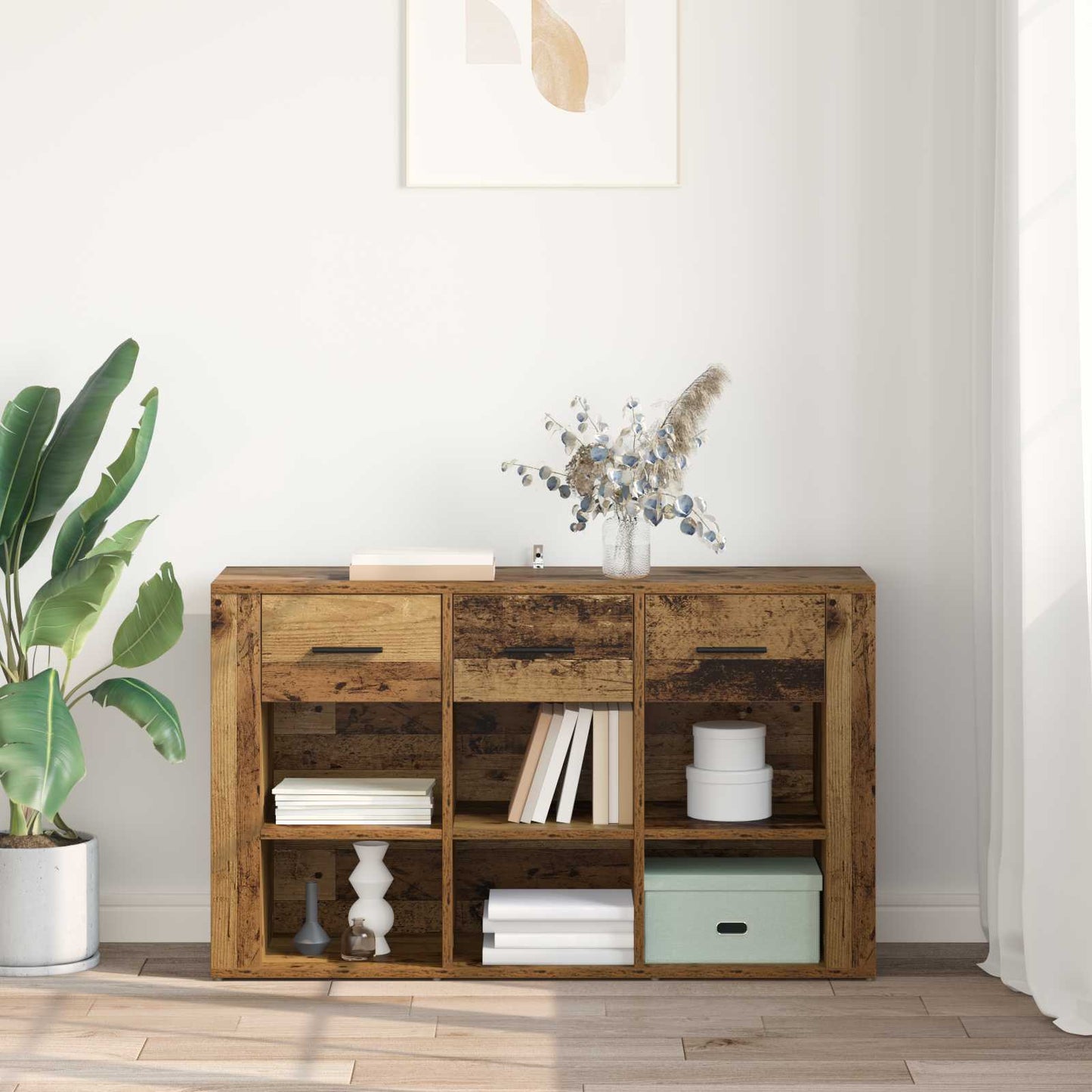 vidaXL Sideboard Old Wood 100 x 30 x 59.5 cm Engineered Wood