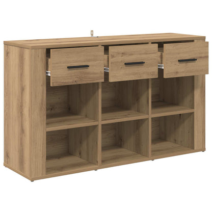 vidaXL Sideboard Artisan Oak 100 x 30 x 59.5 cm Engineered Wood
