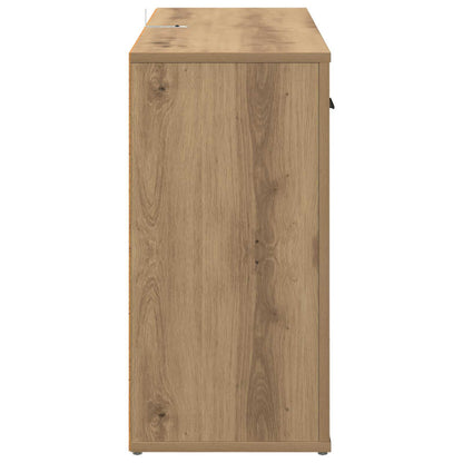 vidaXL Sideboard Artisan Oak 100 x 30 x 59.5 cm Engineered Wood