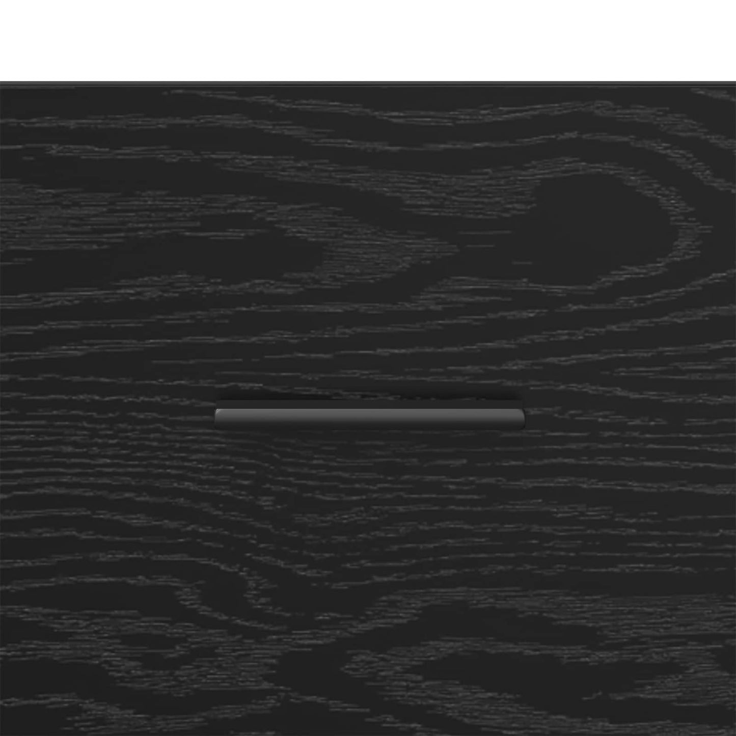 vidaXL Sideboard Black Oak 100 x 30 x 59.5 cm Engineered Wood