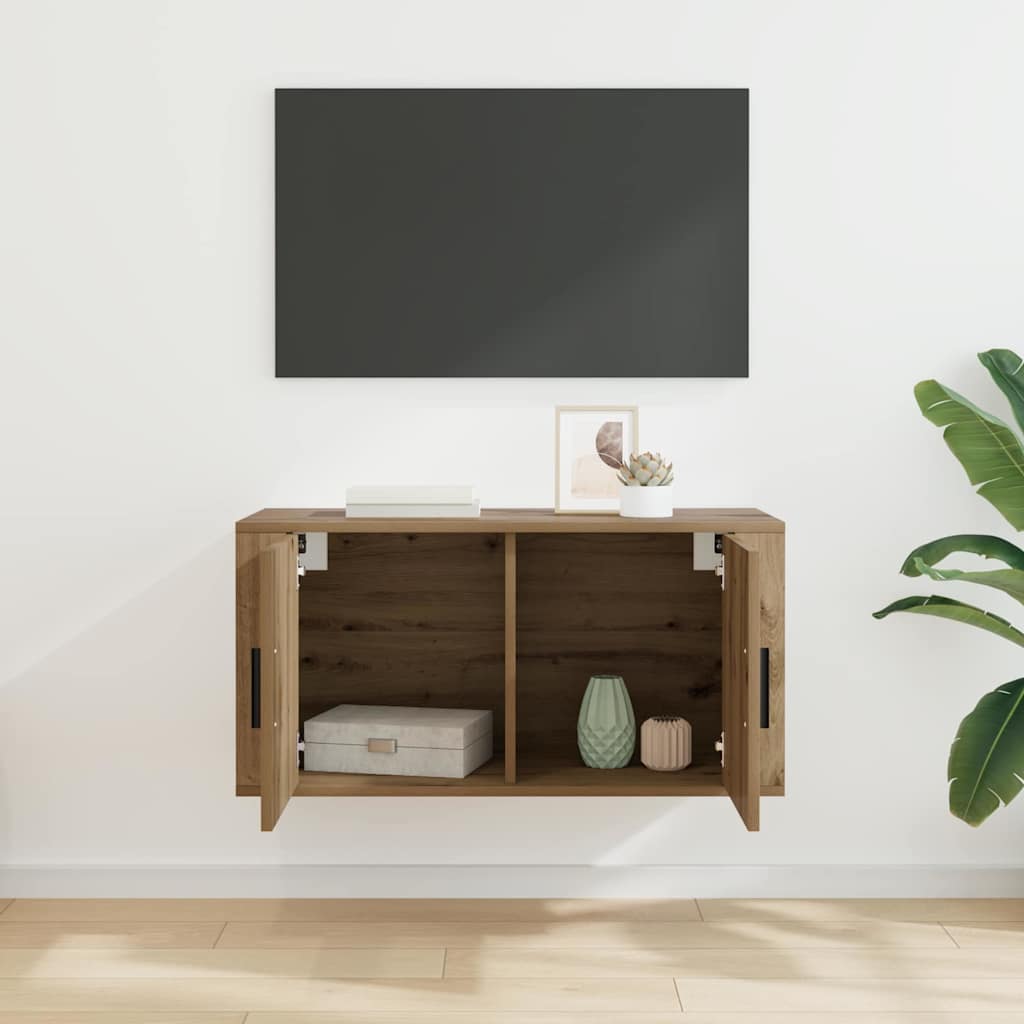 vidaXL 80 x 34.5 x 40 cm Artisan Oak