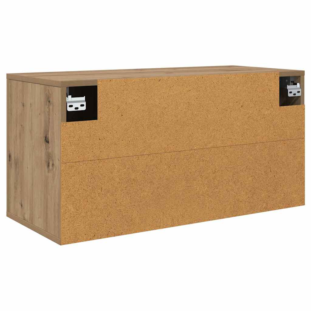 vidaXL 80 x 34.5 x 40 cm Artisan Oak