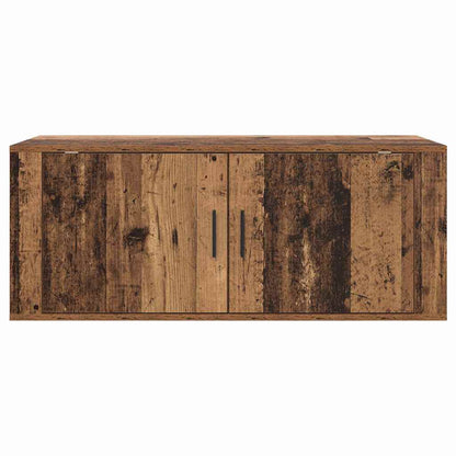 vidaXL Wall Mounted TV Cabinet Old Wood 100 x 34.5 x 40 cm