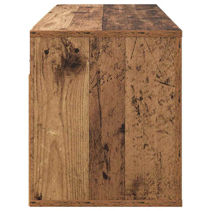 vidaXL Wall Mounted TV Cabinet Old Wood 100 x 34.5 x 40 cm