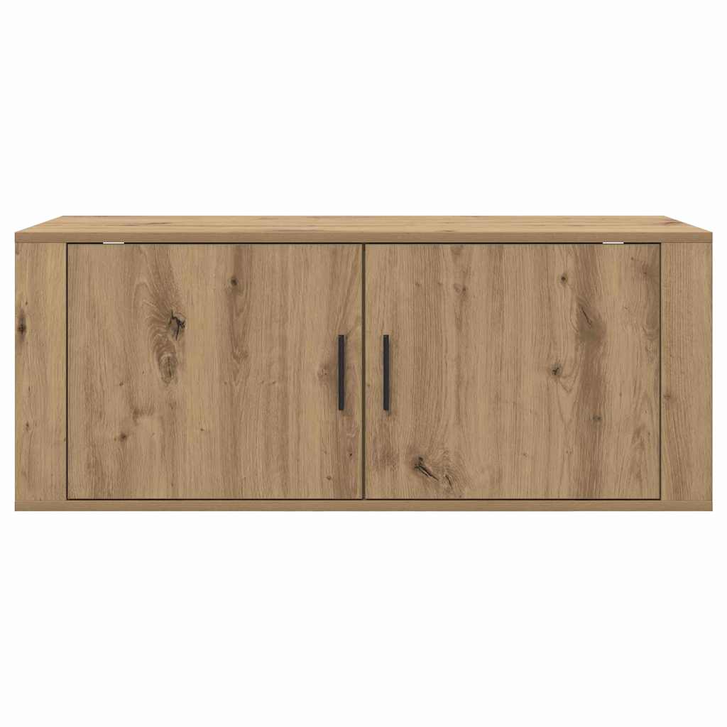 vidaXL Wall Mounted TV Cabinet 100 x 34.5 x 40 cm Artisan Oak