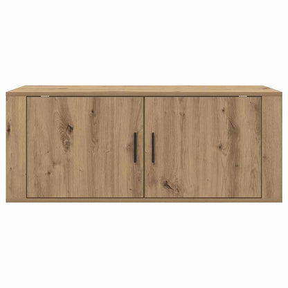 vidaXL Wall Mounted TV Cabinet 100 x 34.5 x 40 cm Artisan Oak