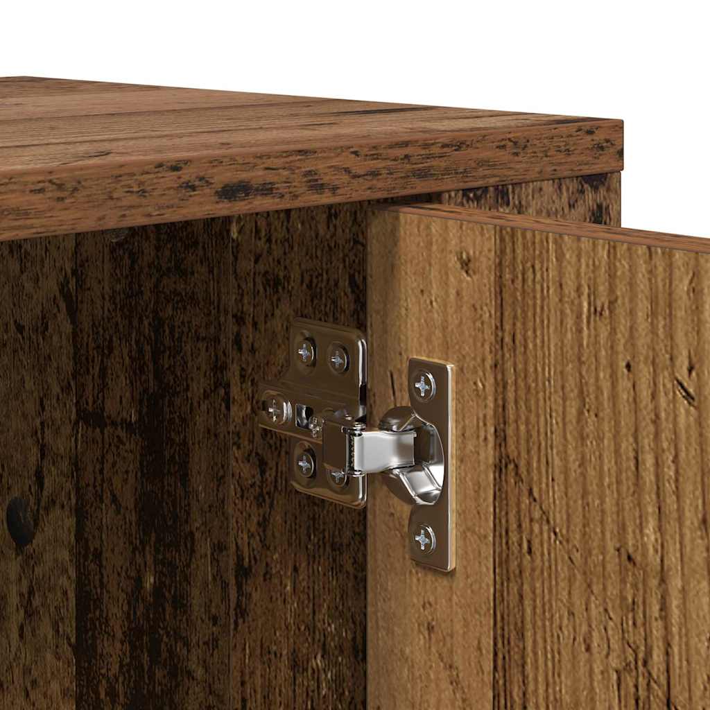 vidaXL TV Cabinet Old Wood 100 x 31.5 x 35 cm Engineered Wood