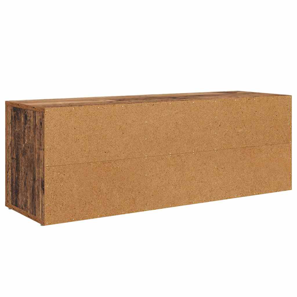 vidaXL TV Cabinet Old Wood 100 x 31.5 x 35 cm Engineered Wood