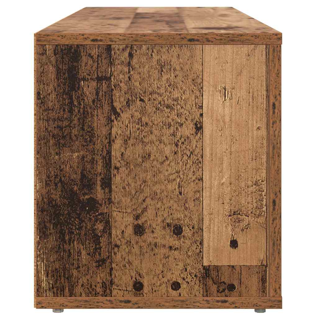 vidaXL TV Cabinet Old Wood 100 x 31.5 x 35 cm Engineered Wood