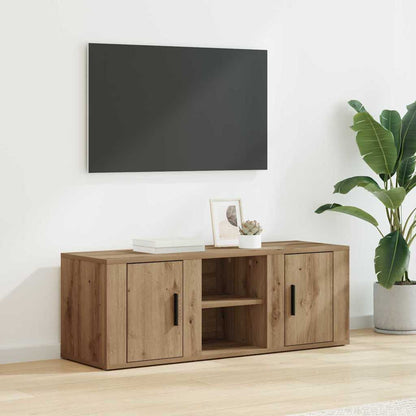 vidaXL TV Cabinet 100 x 31.5 x 35 cm Artisan Oak Engineered Wood