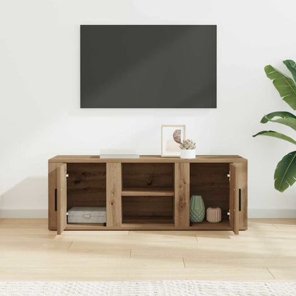 vidaXL TV Cabinet 100 x 31.5 x 35 cm Artisan Oak Engineered Wood