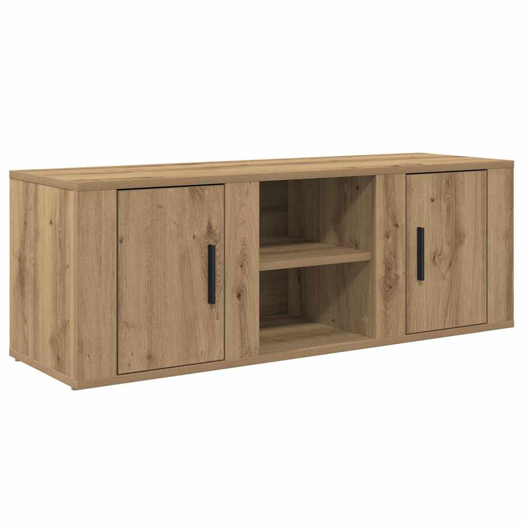 vidaXL TV Cabinet 100 x 31.5 x 35 cm Artisan Oak Engineered Wood
