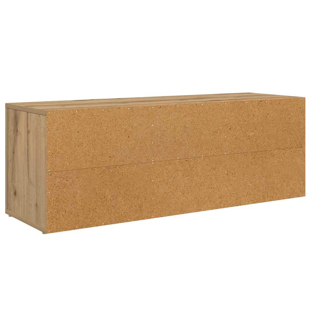 vidaXL TV Cabinet 100 x 31.5 x 35 cm Artisan Oak Engineered Wood