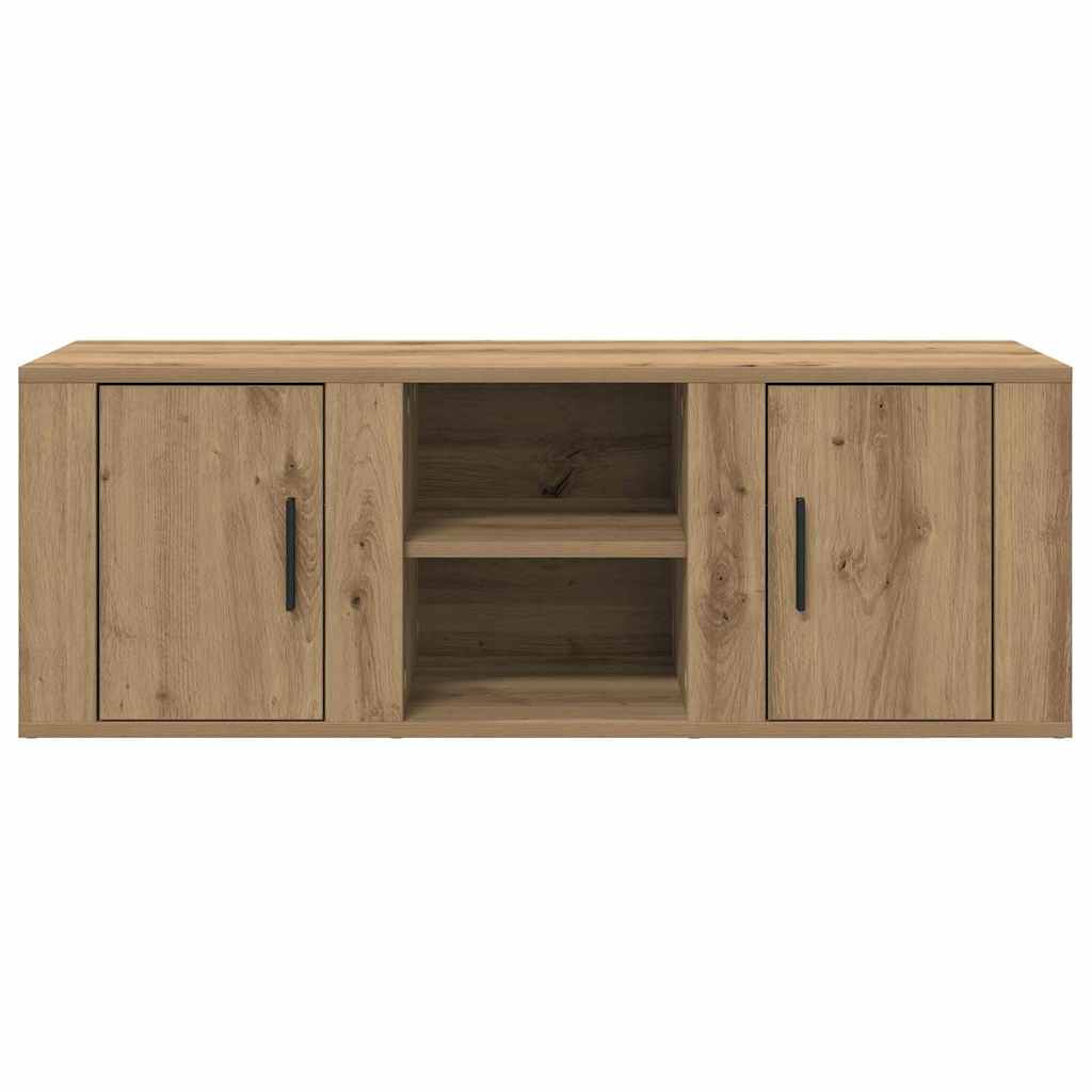 vidaXL TV Cabinet 100 x 31.5 x 35 cm Artisan Oak Engineered Wood