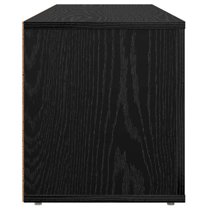 vidaXL TV Cabinet Black Oak 100 x 31.5 x 35 cm Engineered Wood