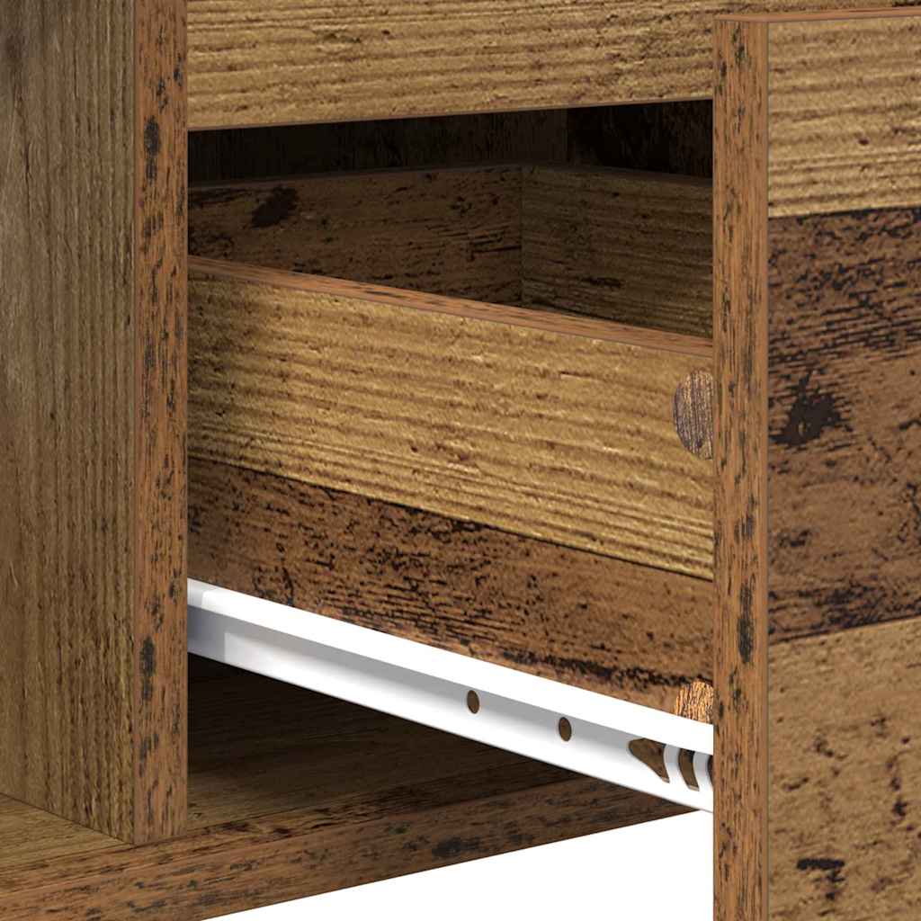 vidaXL Coffee Table Old Wood 90 x 50 x 26.5 cm Engineered Wood