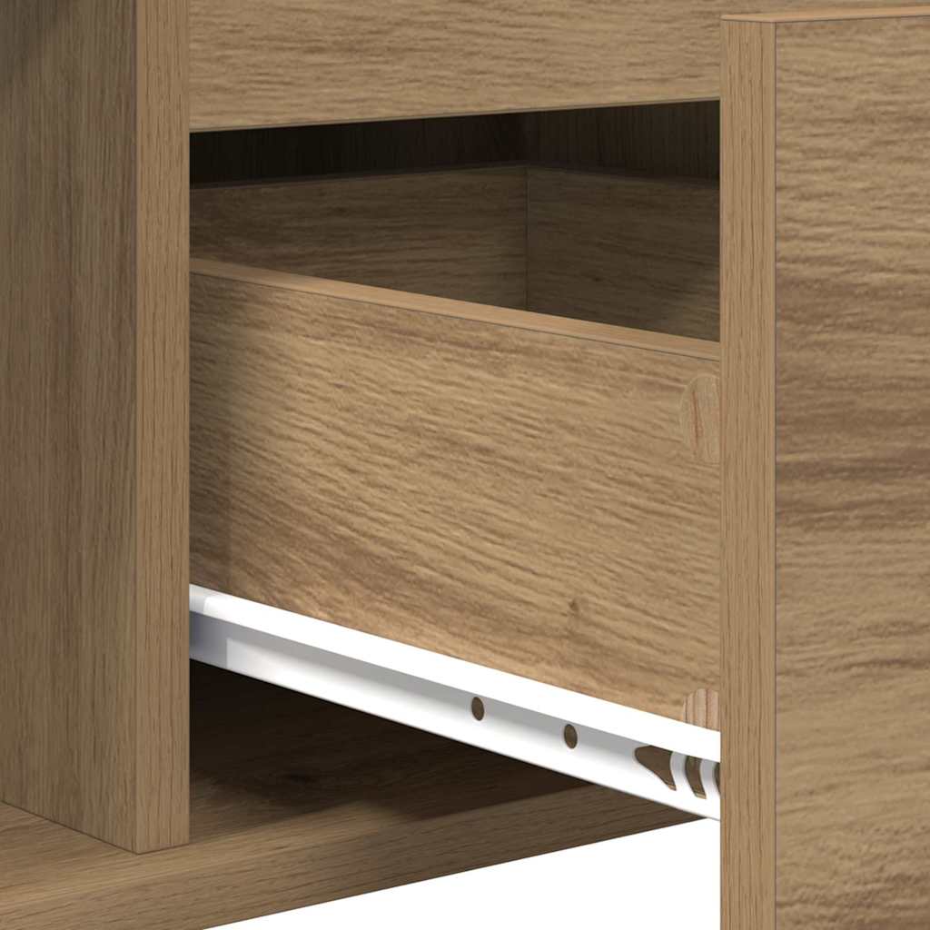 vidaXL Coffee Table Artisan Oak 90 x 50 x 26.5 cm Engineered Wood