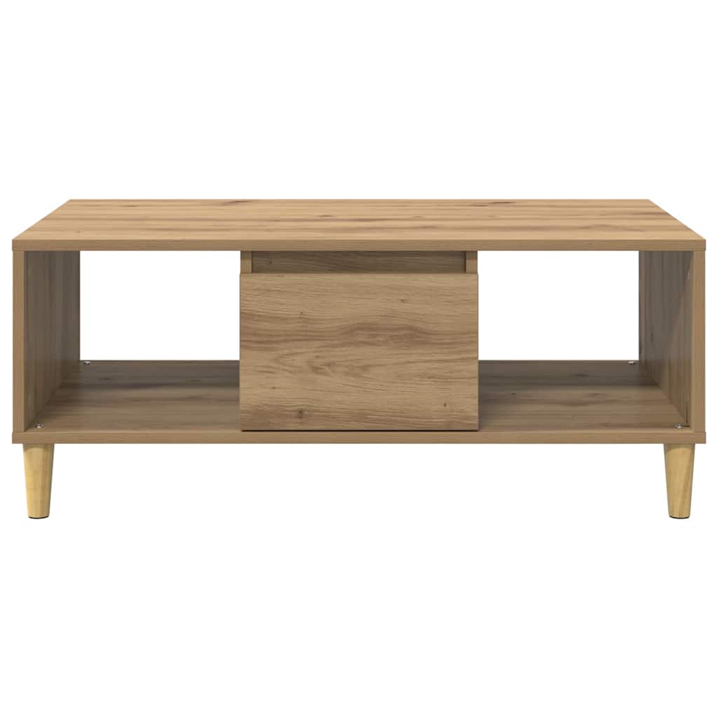 vidaXL Coffee Table Artisan Oak 90 x 50 x 26.5 cm Engineered Wood
