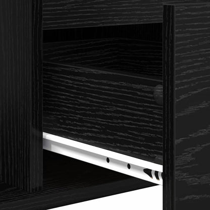 vidaXL Coffee Table Black Oak 90 x 50 x 26.5 cm Engineered Wood
