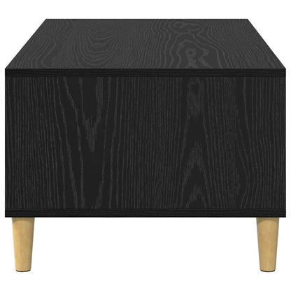 vidaXL Coffee Table Black Oak 90 x 50 x 26.5 cm Engineered Wood