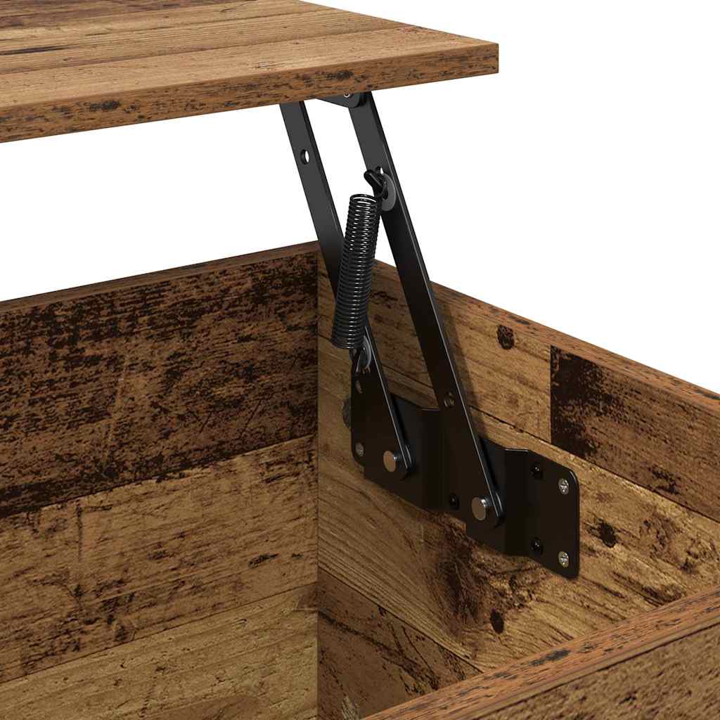 vidaXL Bedside Cabinet Old Wood 60 x 44.5 x 45 cm Engineered Wood