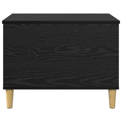 vidaXL Bedside Cabinet Black Oak 60 x 44.5 x 45 cm Engineered Wood