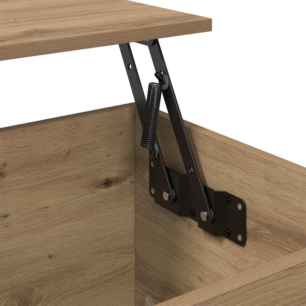 vidaXL Coffee Table Artisan Oak 60 x 44.5 x 45 cm Engineered Wood