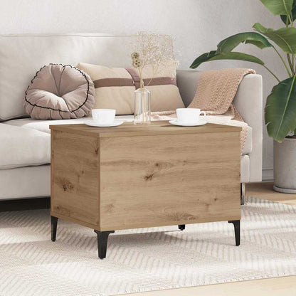 vidaXL Coffee Table Artisan Oak 60 x 44.5 x 45 cm Engineered Wood