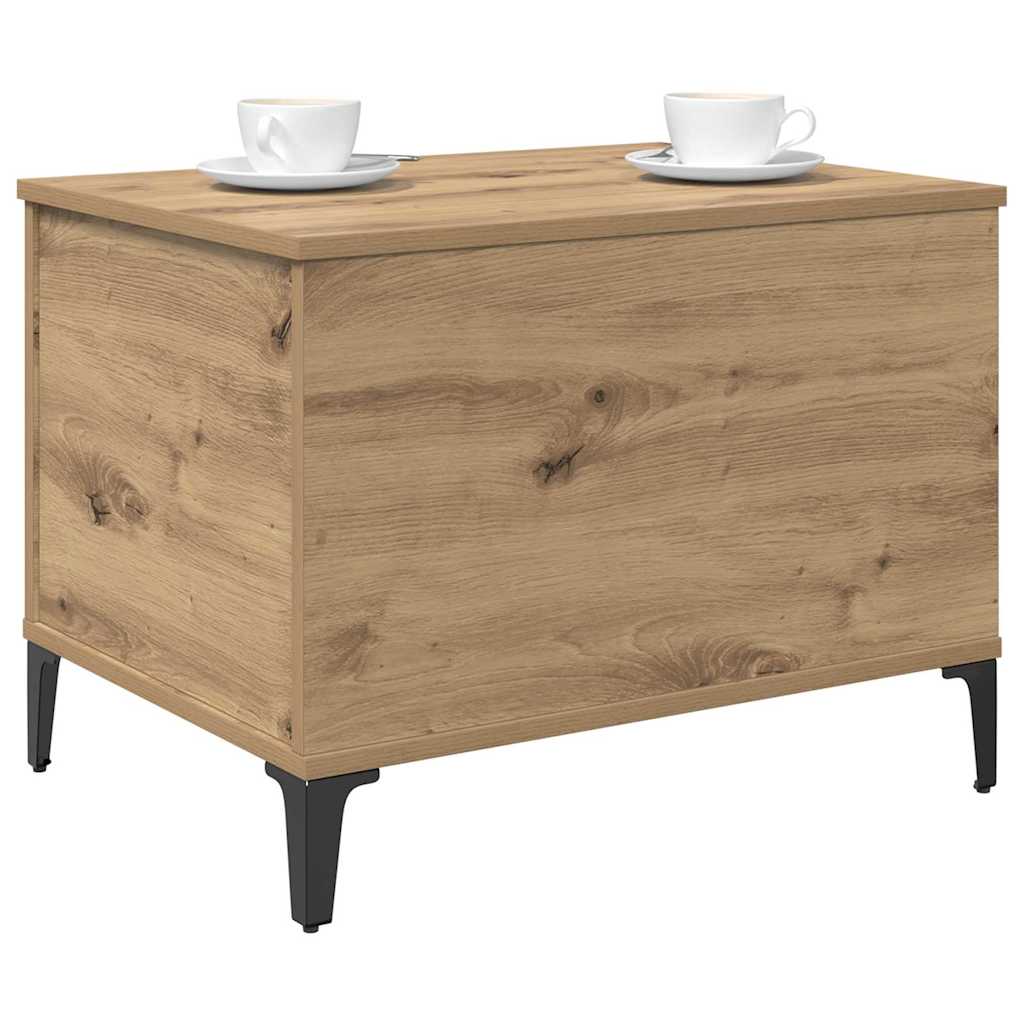 vidaXL Coffee Table Artisan Oak 60 x 44.5 x 45 cm Engineered Wood