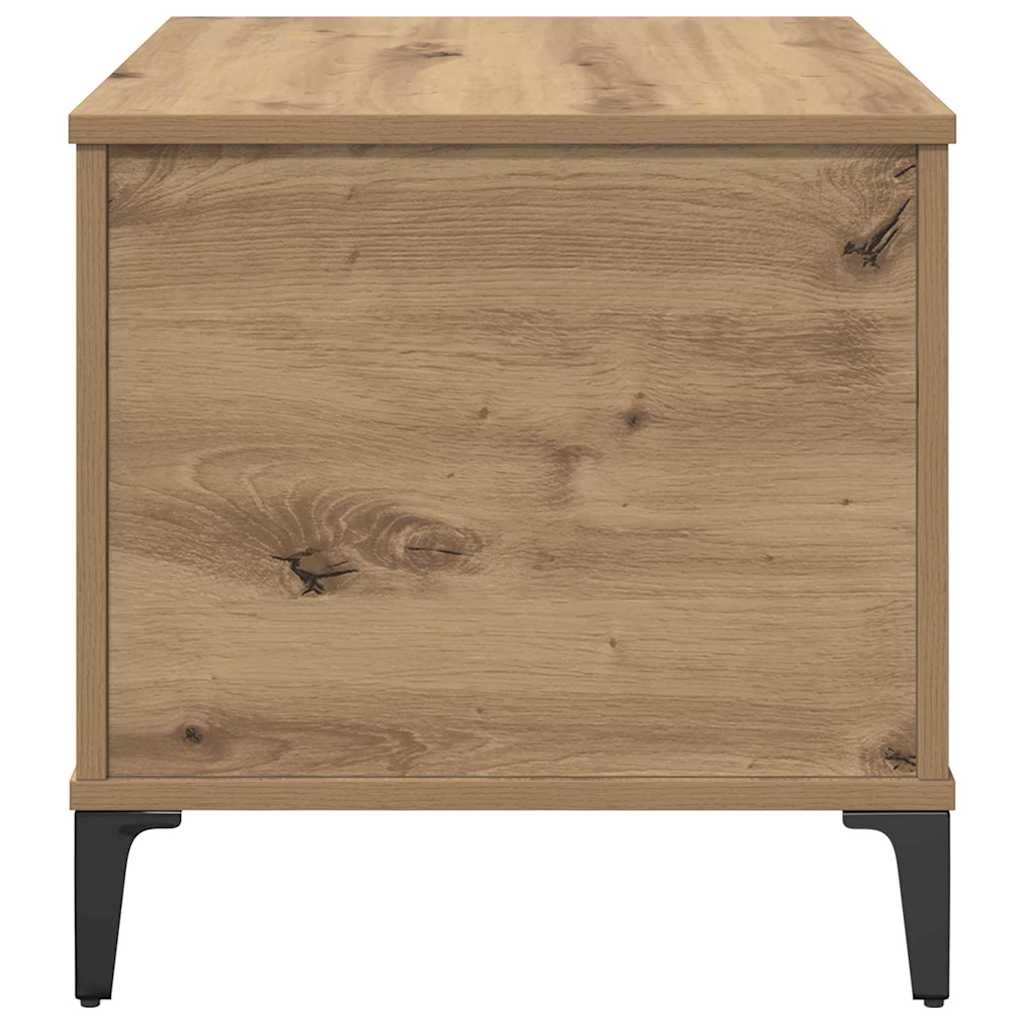 vidaXL Coffee Table Artisan Oak 60 x 44.5 x 45 cm Engineered Wood