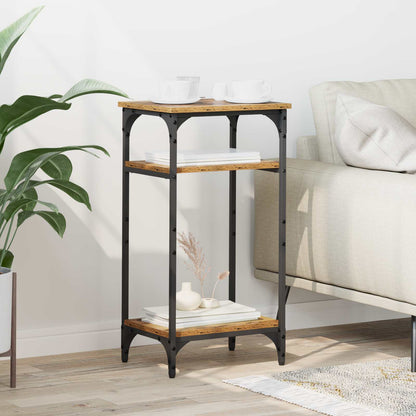 vidaXL Side Table Old Wood 40 x 30 x 75 cm Engineered Wood