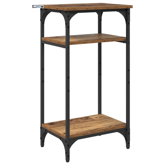 vidaXL Side Table Old Wood 40 x 30 x 75 cm Engineered Wood