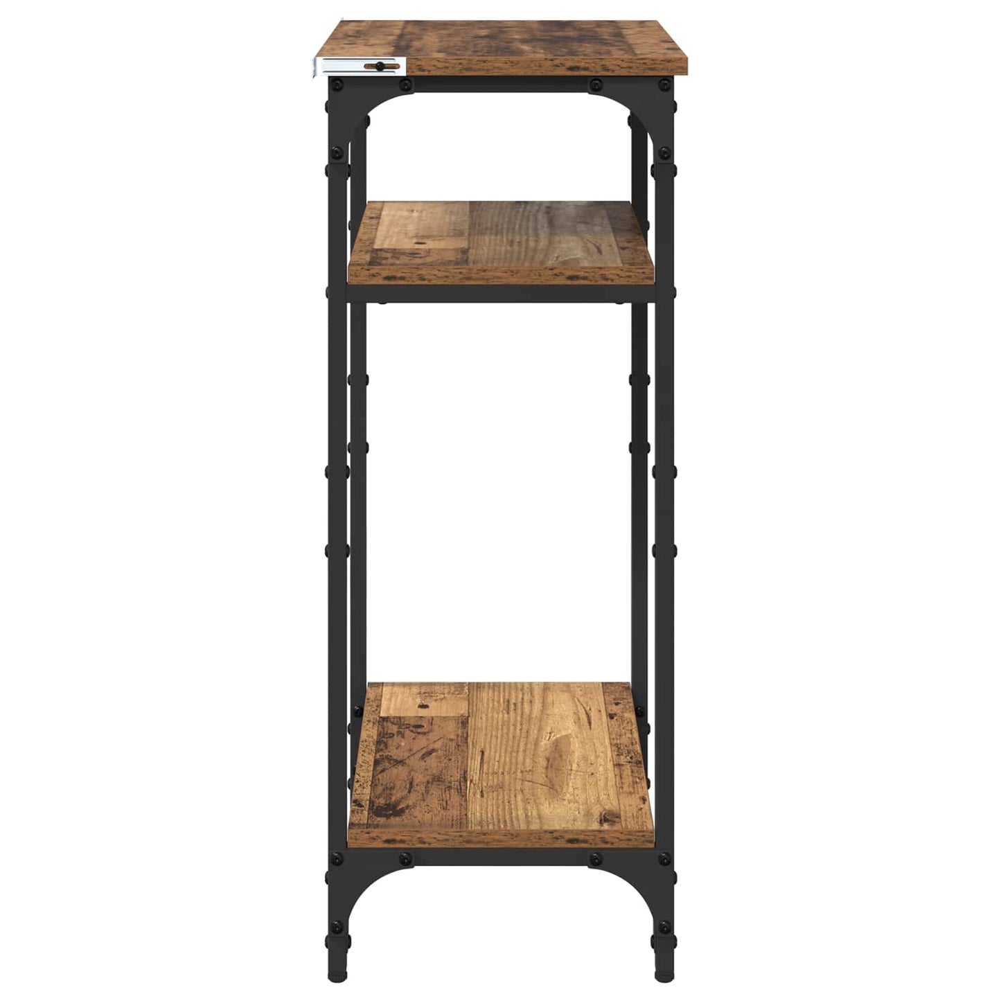 vidaXL Side Table Old Wood 40 x 30 x 75 cm Engineered Wood