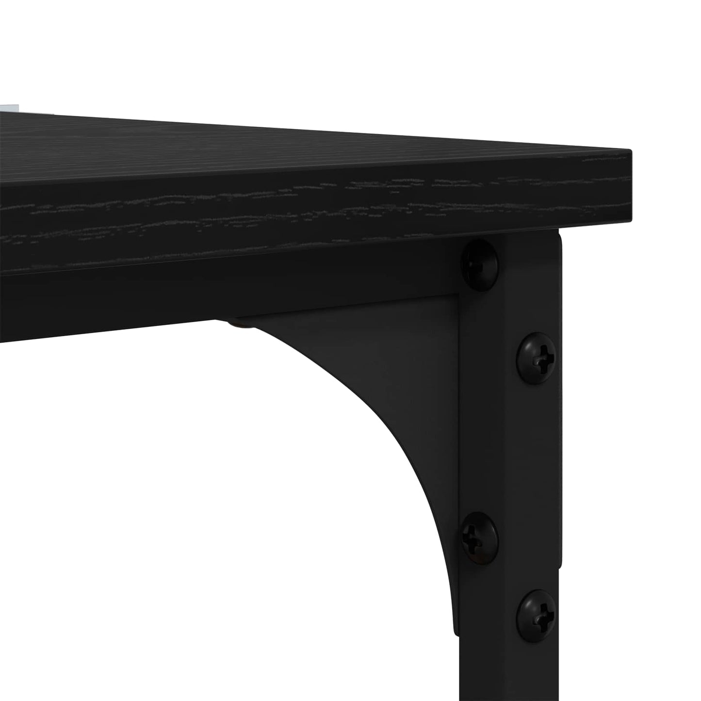 vidaXL Side Table Black Oak 40 x 30 x 75 cm Engineered Wood