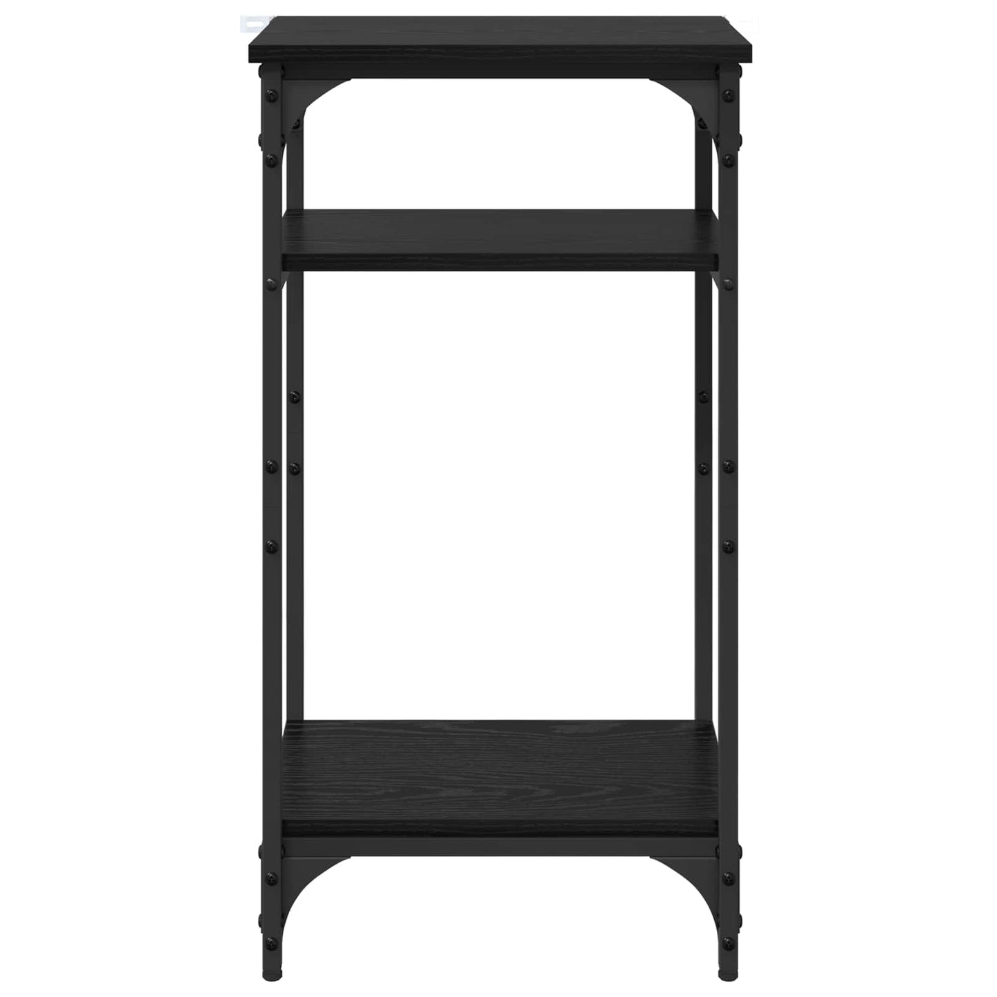 vidaXL Side Table Black Oak 40 x 30 x 75 cm Engineered Wood