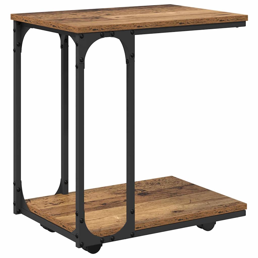 vidaXL Side Table Old Wood 50 x 35 x 55.5 cm Engineered Wood