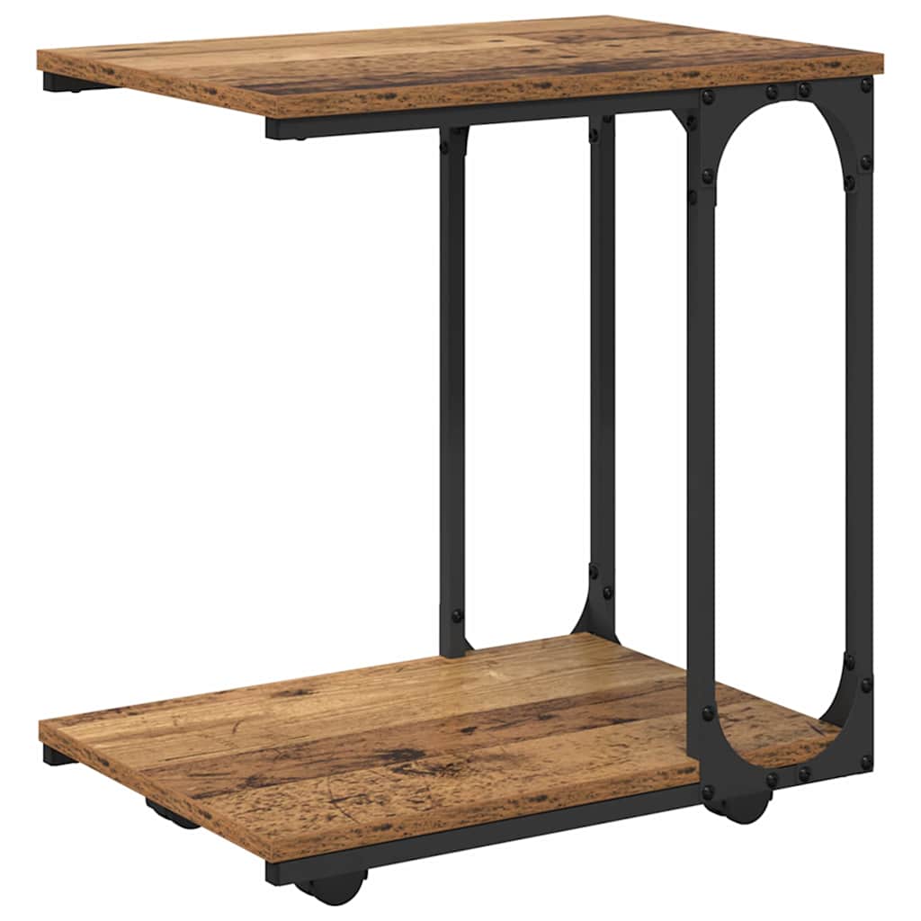 vidaXL Side Table Old Wood 50 x 35 x 55.5 cm Engineered Wood