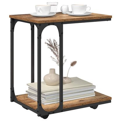 vidaXL Side Table Old Wood 50 x 35 x 55.5 cm Engineered Wood