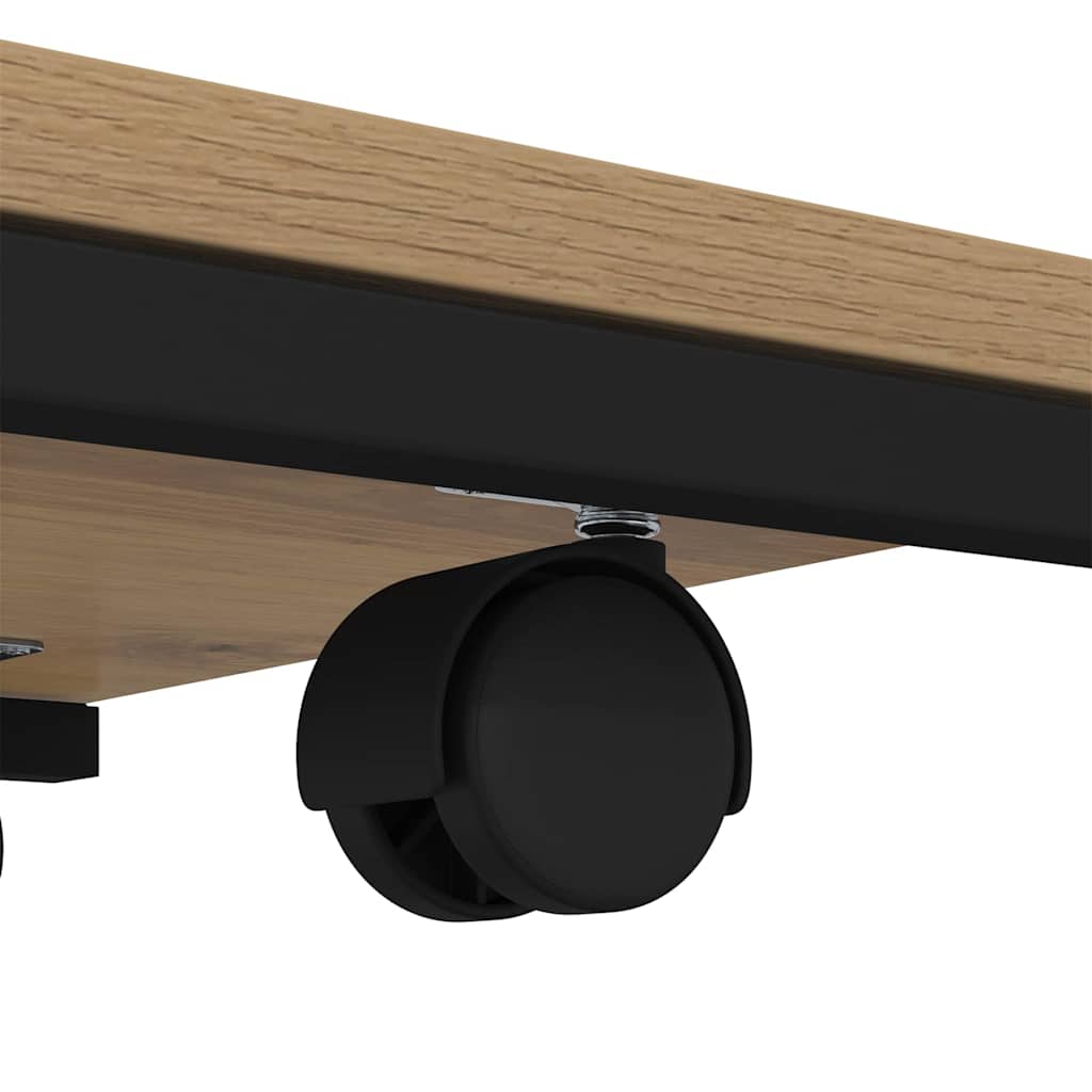 vidaXL Side Table Artisan Oak 50 x 35 x 55.5 cm Engineered Wood