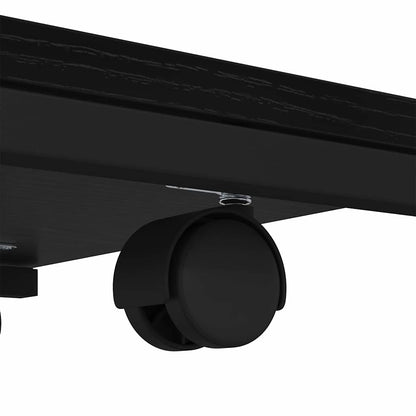 vidaXL Side Table Black Oak 50 x 35 x 55.5 cm Engineered Wood