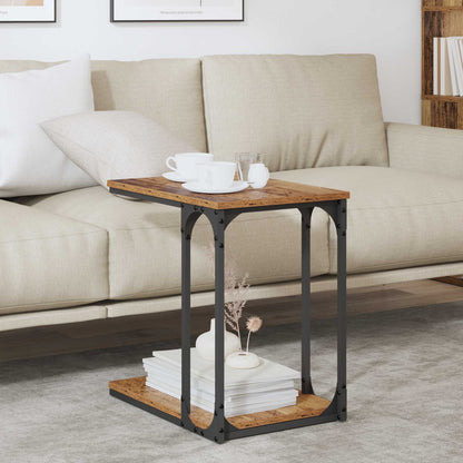 vidaXL Side Table Old Wood 50 x 35 x 52 cm Engineered Wood
