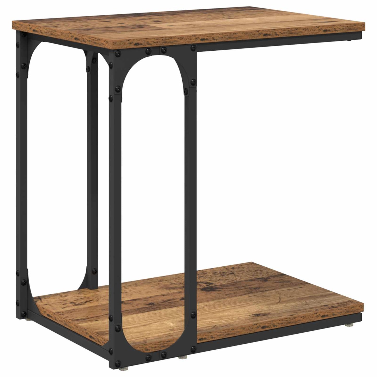vidaXL Side Table Old Wood 50 x 35 x 52 cm Engineered Wood