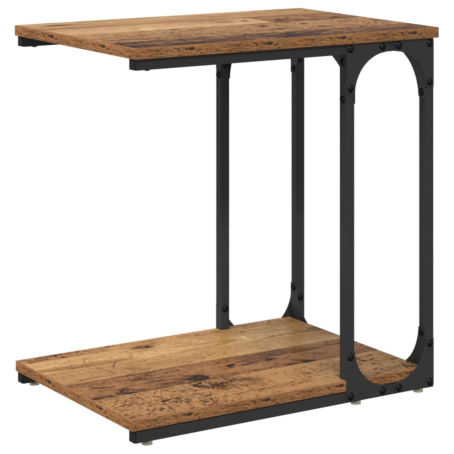 vidaXL Side Table Old Wood 50 x 35 x 52 cm Engineered Wood
