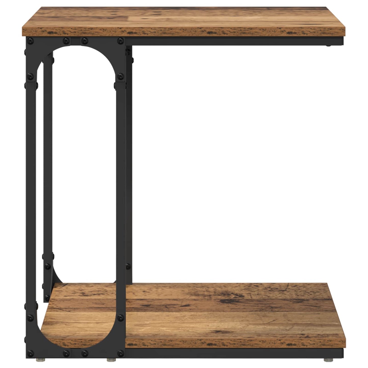 vidaXL Side Table Old Wood 50 x 35 x 52 cm Engineered Wood