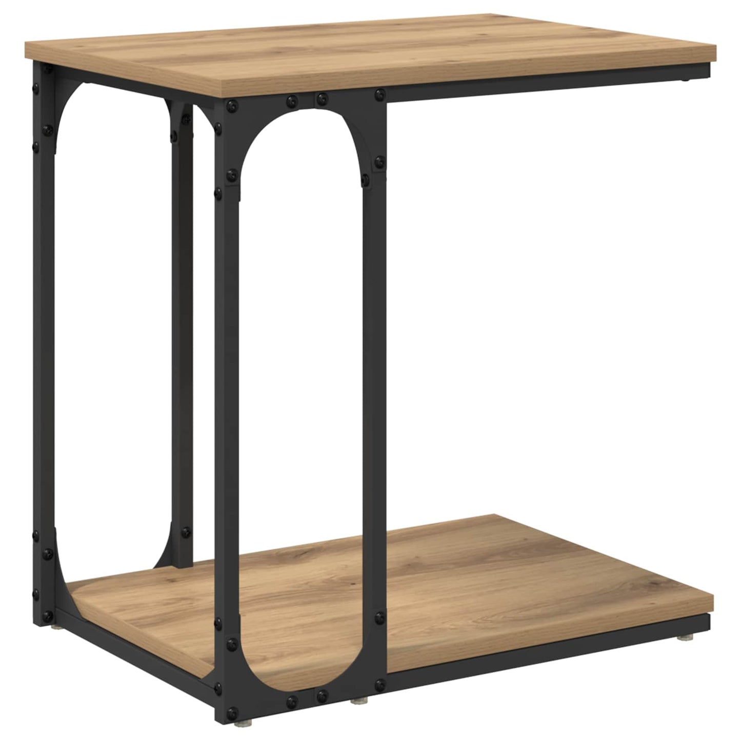 vidaXL Side Table Artisan Oak 50 x 35 x 52 cm Engineered Wood