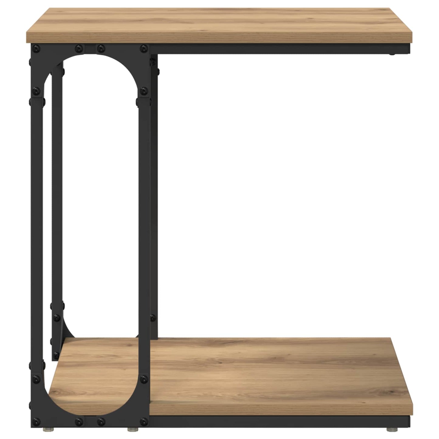 vidaXL Side Table Artisan Oak 50 x 35 x 52 cm Engineered Wood