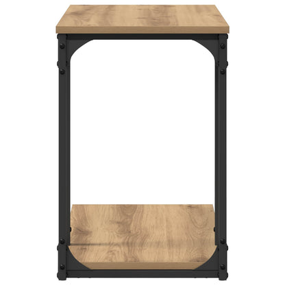 vidaXL Side Table Artisan Oak 50 x 35 x 52 cm Engineered Wood