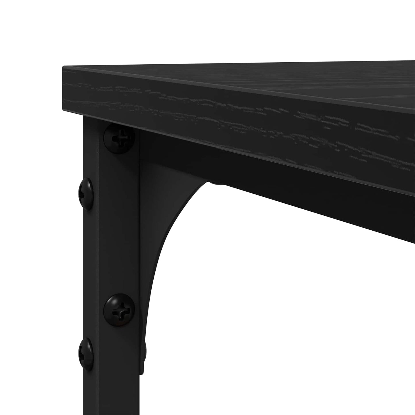 vidaXL Side Table Black Oak 50 x 35 x 52 cm Engineered Wood